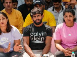 Wrestlers Protest