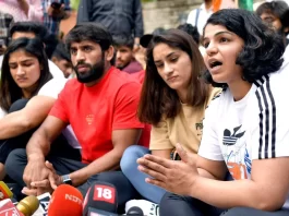 Wrestlers Protest Against WFI