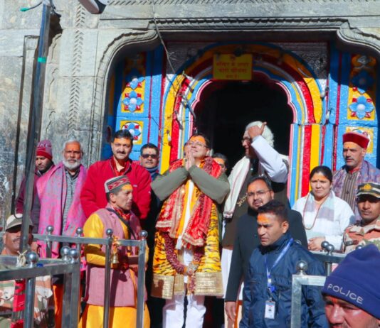 CM Visit Kedarnath