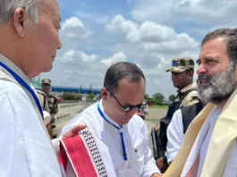 Rahul Gandhi Manipur visit