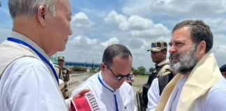Rahul Gandhi Manipur visit