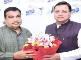 CM dhami delhi Visit