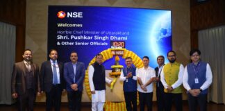 CM Dhami in NSE