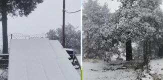 Snowfall in uttarakhand