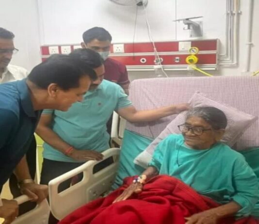 CM Yogi Mother sick