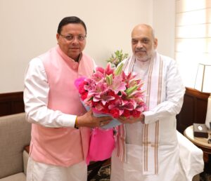CM Dhami Meet Amit Shah
