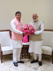 CM Dhami Meet PM 