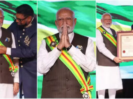 PM Modi Honored By Guyana