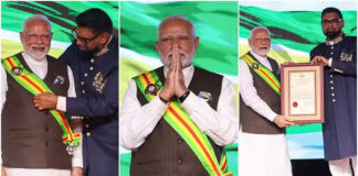 PM Modi Honored By Guyana