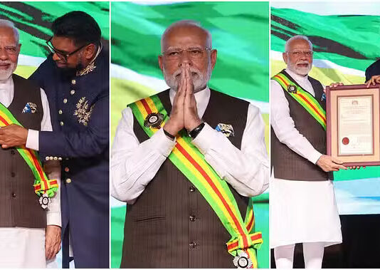 PM Modi Honored By Guyana