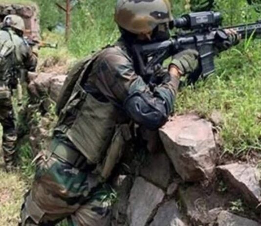 FIRING AT THE LOC
