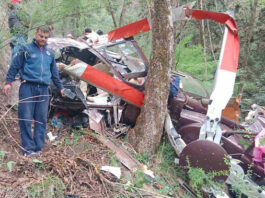 HELICOPTER CRASH IN UTTARKASHI