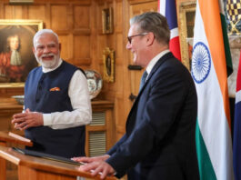 UK PM in India