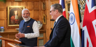 UK PM in India