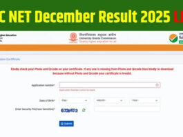 UGC NET Result