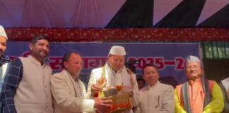 CM Dhami Chamoli visit