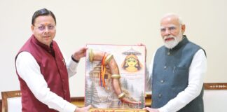 CM Dhami Meets PM