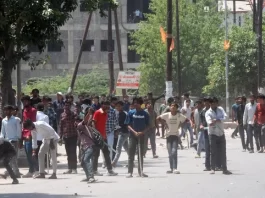 Noida labor protest :