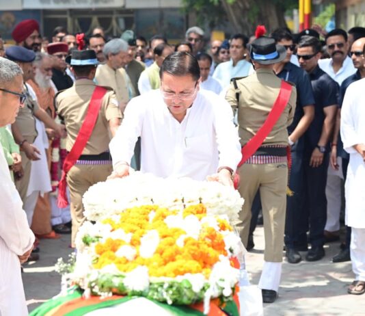 BC Khanduri Funeral