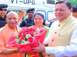 CM YOGI IN UTTARAKHAND