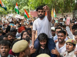 Cockroach Janata Party Protest