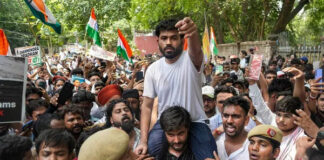 Cockroach Janata Party Protest