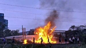 Haldia Refinery fire