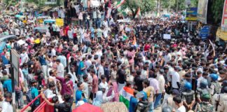 Darbhanga protest
